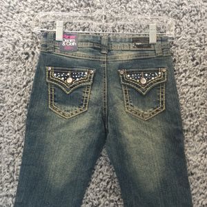 NEW Paper Denim &Cloth Jeans Kids Girl 10 Blue Skinny Leg Brezze Wash Denim